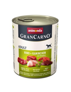 Nassfutter Animonda GranCarno Adult Rindfleisch Hase 800 g