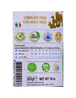 Nassfutter Farmina Blaubeere Lamm 285 g
