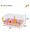 Jaula Ferplast Criceti 9 Princess Metal Plástico 46 x 42,5 x 23 cm (1 Pieza)