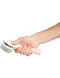 Brosse Zolux 550004 Chat Rétractile Multicouleur Rose Acier Plastique