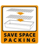 Cage Ferplast 57059814 Metal Plastic 70 x 70 x 48 cm