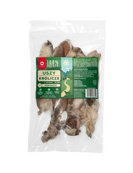 Snack para Perros Maced 10 Unidades Orejas Conejo