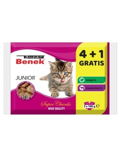 Comida para gato Super Benek Junior Pavo Cordero