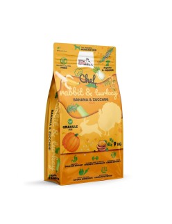 Futter SYTA MICHA Chef Puppy Banane Truthahn Hase 9 kg