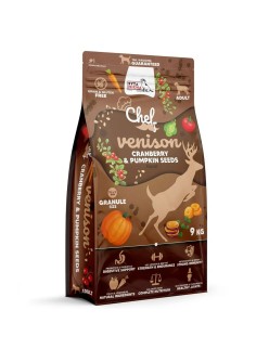 Hundefutter SYTA MICHA Chef Hirsch Heidelbeeren 9 kg Kürbiskerne
