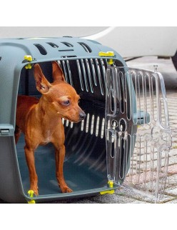 Transportín Ferplast Jet20 Gris Plástico