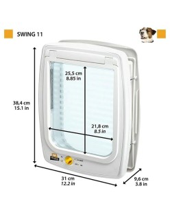 Gatera Ferplast Swing Gris