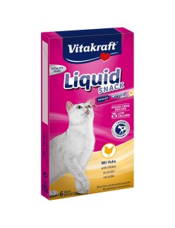 Snack para Gatos Vitakraft Liquid Snack Chicken Pollo Cerdo 90 g