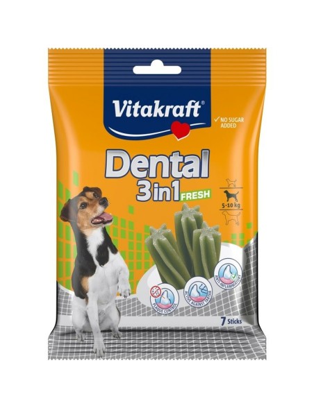 Snack para Perros Vitakraft Dental Fresh 3in1 S 120 g