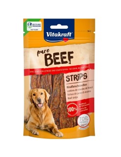 Snack para Perros Vitakraft Pure Beef Strips Carne de vacuno 80 g