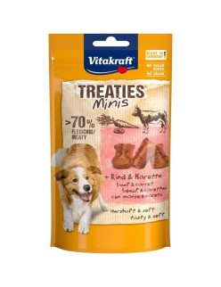Snack para Perros Vitakraft Treaties Minis Beef and carrot Carne de vacuno