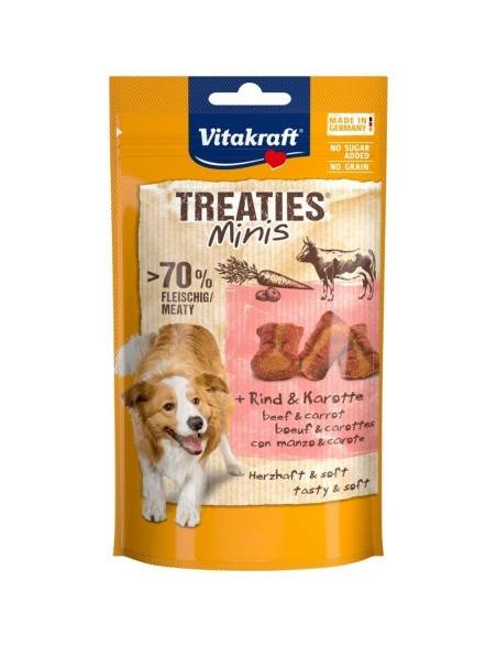 Snack pour chiens Vitakraft Treaties Minis Beef and carrot Viande de bœuf