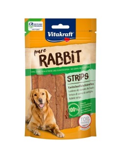 Snack para Perros Vitakraft Pure Rabbit Strips 80 g