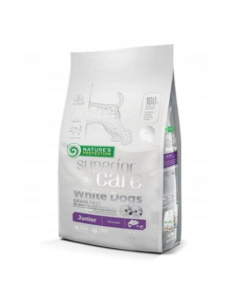 Futter NATURE'S PROTECTION Superior Care White Dogs Lachsfarben 1,5 Kg