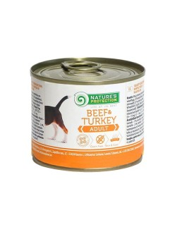 Nassfutter NATURE'S PROTECTION Adult Beef Rind und Kalbfleisch 200 g