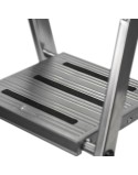 3-step folding ladder Krause 126313 Silver Aluminium