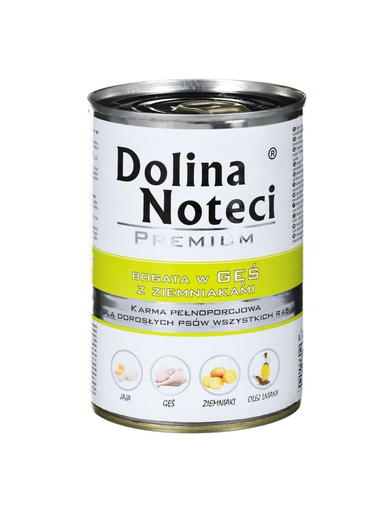Nassfutter Dolina Noteci Premium Kartoffeln Gans 400 g