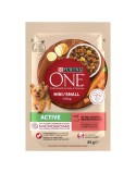 Nassfutter Purina Mini/Small Active Beef Rind und Kalbfleisch 85 g