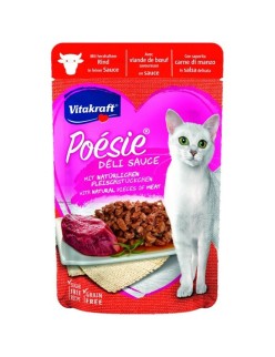 Katzenfutter Vitakraft POESIE DELICE Rind und Kalbfleisch 85 g