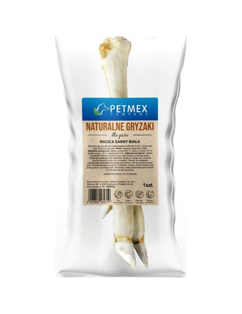 Hundesnack Petmex Roe deer s hoof white 300 g