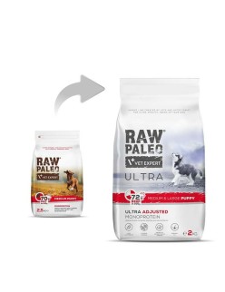 Futter VETEXPERT RAW PALEO Rindfleisch 2 Kg