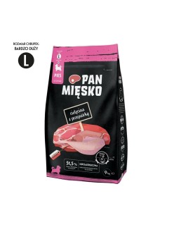 Futter PAN MIĘSKO L Rindfleisch 9 kg