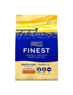 Futter FISH4DOGS Finest Puppy Small Complete White fish Fisch 1,5 Kg