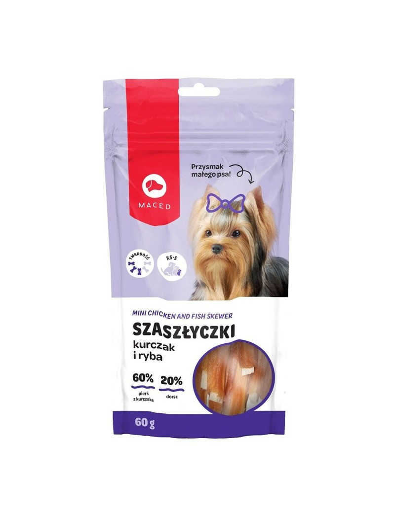 Snack para Perros Maced NA Pollo Pescado Bacalao 60 g