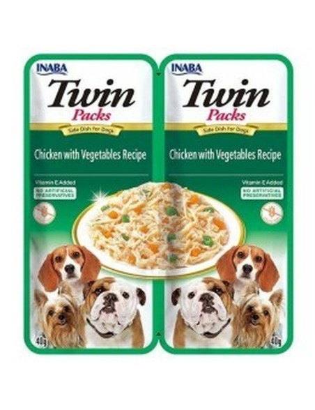 Hundesnack Inaba Dog Twin Huhn