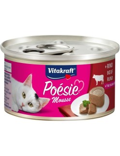 Aliments pour chat Vitakraft Poésie Mousse Viande de bœuf 85 g