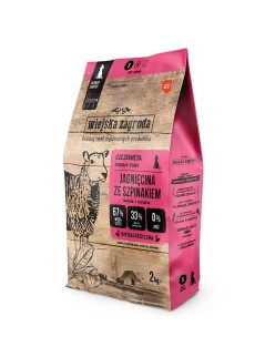 Pienso WIEJSKA ZAGRODA Lamb with spinach S puppy Cordero 2 Kg