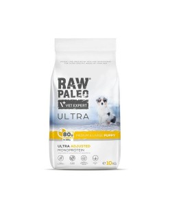 Futter VETEXPERT Raw Paleo Ultra Medium&Large Puppy Turkey Truthahn 10 kg