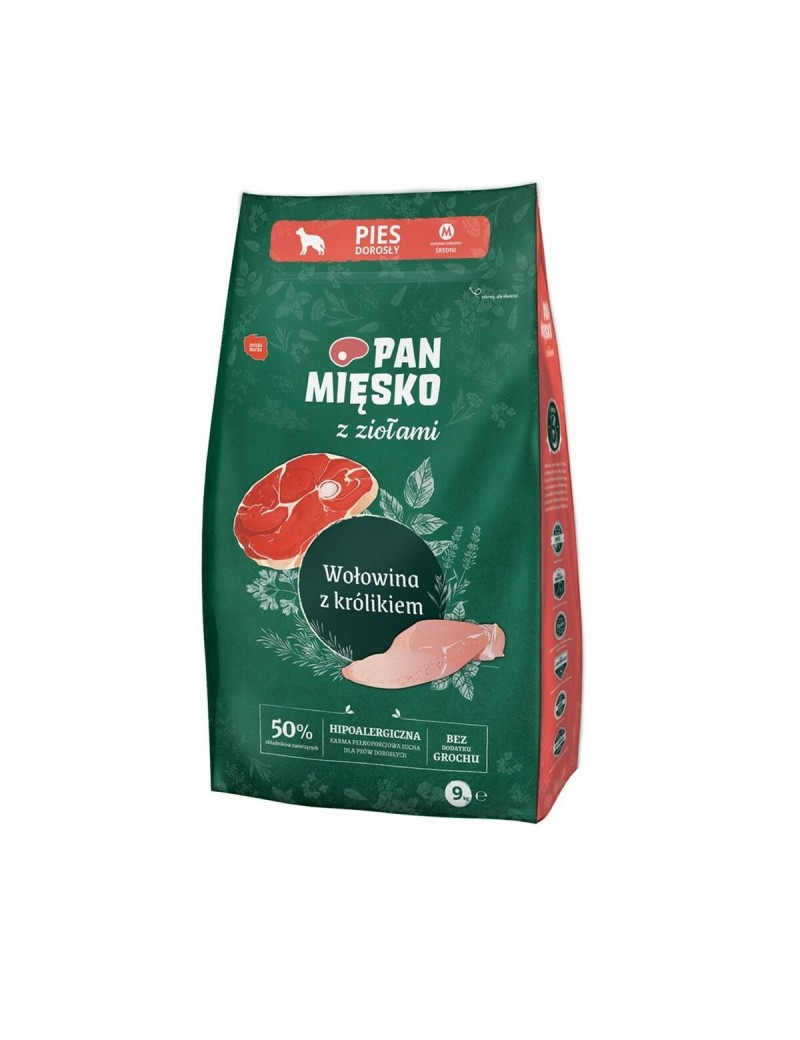 Pienso PAN MIĘSKO Ternera 9 kg