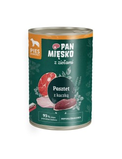 Nassfutter PAN MIĘSKO herbs Duck 400 g