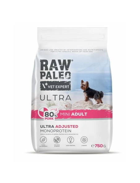 Futter VETEXPERT RAW PALEO Ultra Pork Mini Adult Schwein 750 g