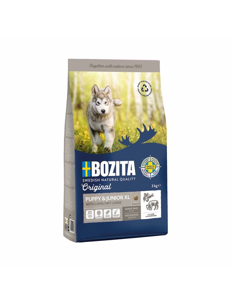 Futter Bozita Original Puppy & Junior XL Lamb Lamm 3 Kg