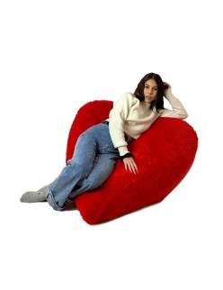 Puff GO GIFT Rojo Oxford 140 x 100 cm