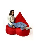 Puff GO GIFT Rojo Oxford 140 x 100 cm