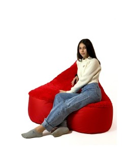 Puff GO GIFT Rojo Oxford 140 x 100 cm