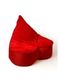 Puff GO GIFT Rojo Oxford 140 x 100 cm
