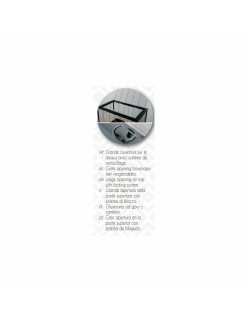 Gabbia Zolux                                 78 cm Legno Metallo Plastica Metallo/Plastica (1 Pezzi)