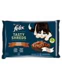 Aliments pour chat Purina Tasty Shreds Dinde Canard 4 x 80 g
