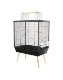 Jaula para Pájaros Zolux Neo Jili H80 Negro 78 x 81 x 48 cm