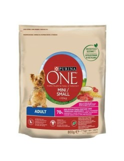 Pienso Purina One Mini Adulto Ternera 800 g