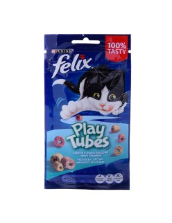 Aliments pour chat Purina Play Tubes Poisson 50 g