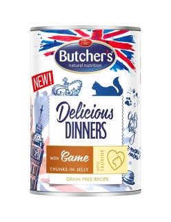 Katzenfutter Butcher's Delicious Dinners Huhn Wildschwein 400 g