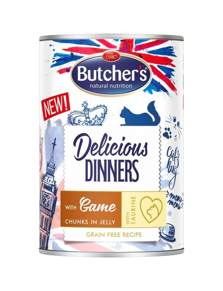 Katzenfutter Butcher's Delicious Dinners Huhn Wildschwein 400 g
