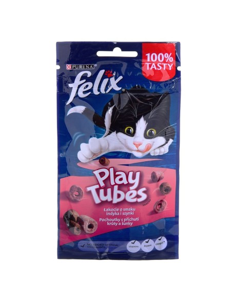 Comida para gato Purina Play Tubes Peru Presunto 50 g