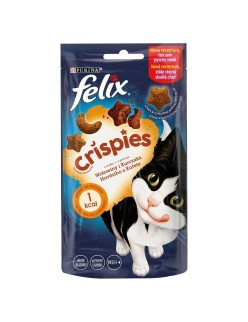 Aliments pour chat Purina Felix Crispies Poulet Veau 45 g
