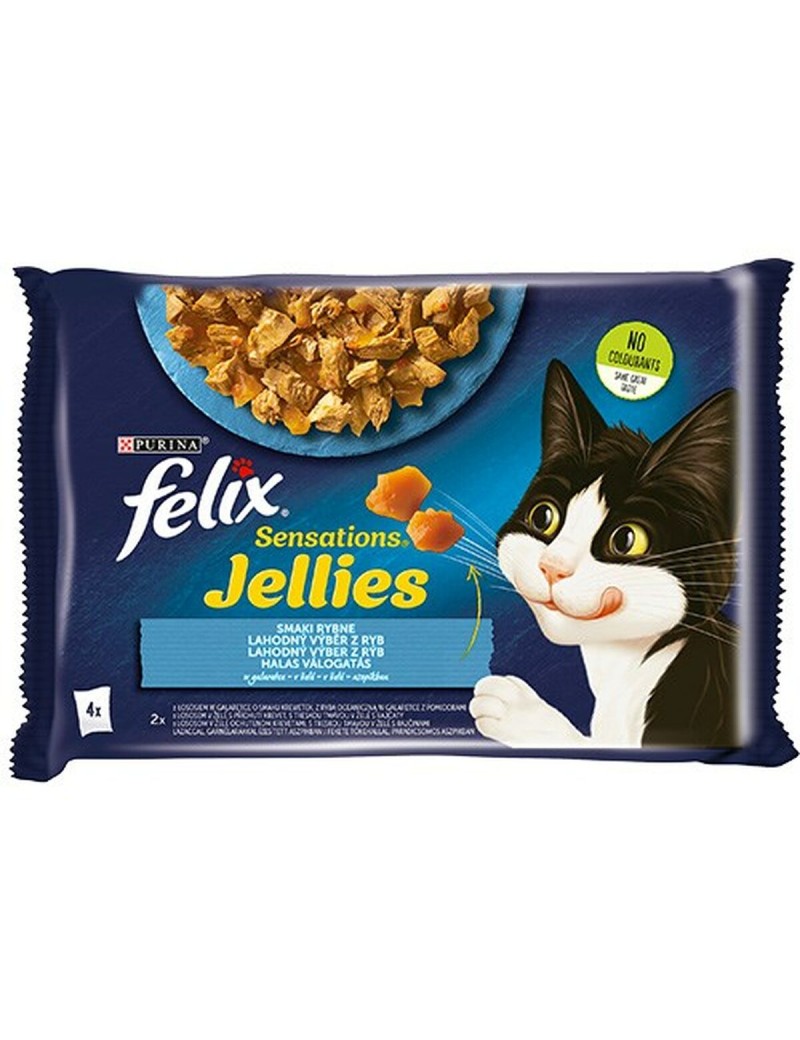 Cat food Purina Felix Sensations Salmon Cod 4 x 85 g